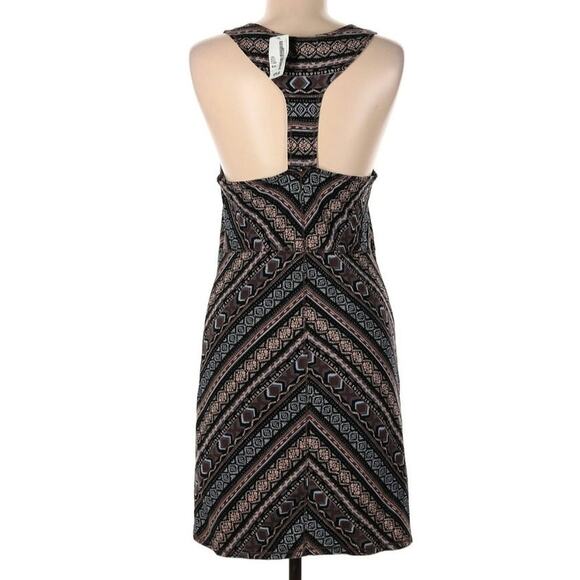 NWT Free People Boho Chevron Cutout Large Mini Dress - Picture 3 of 6